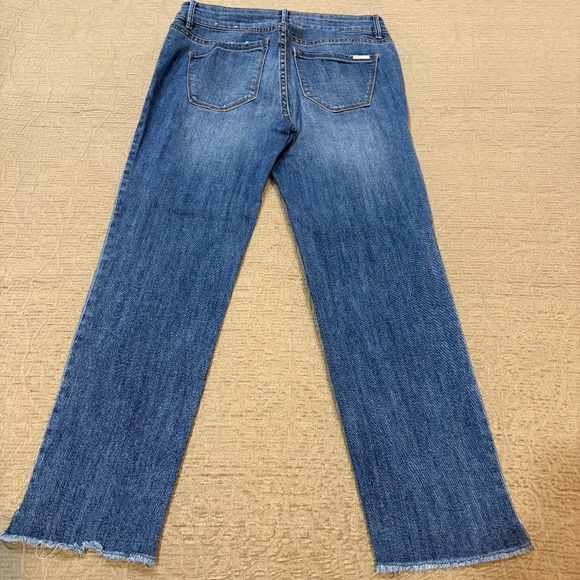 The Straight WHBM Jeans Distressed Women's 2 - Picture 7 of 7